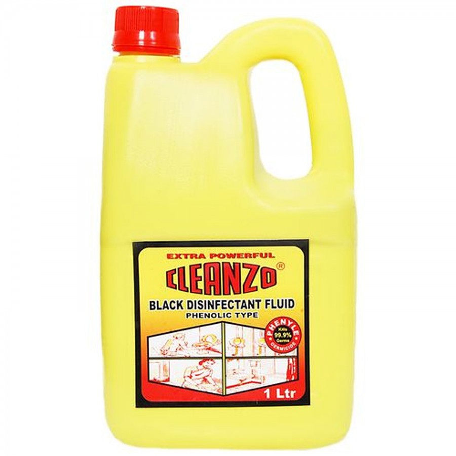 Cleanzo Extra Powerful Black Disinfectant Liquid Phenyle