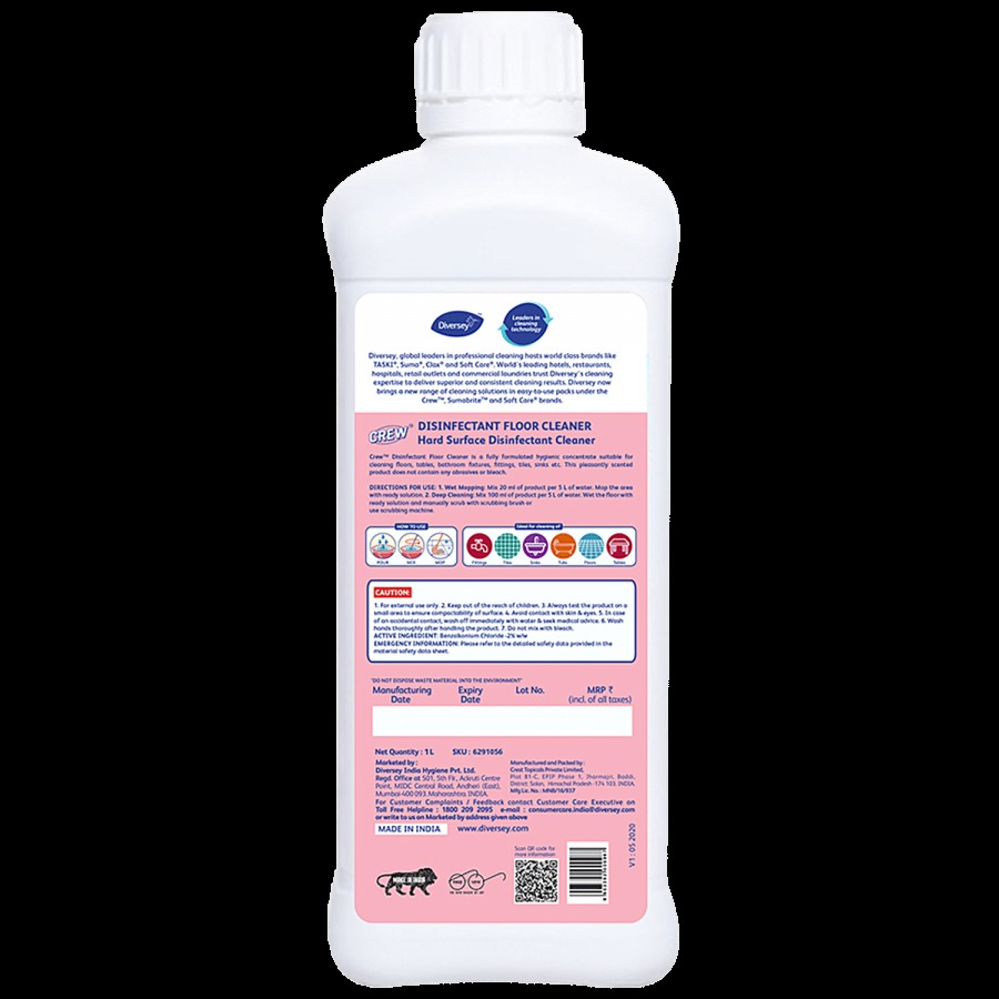 Crew Hard Surface & Floor Disinfectant Cleaner