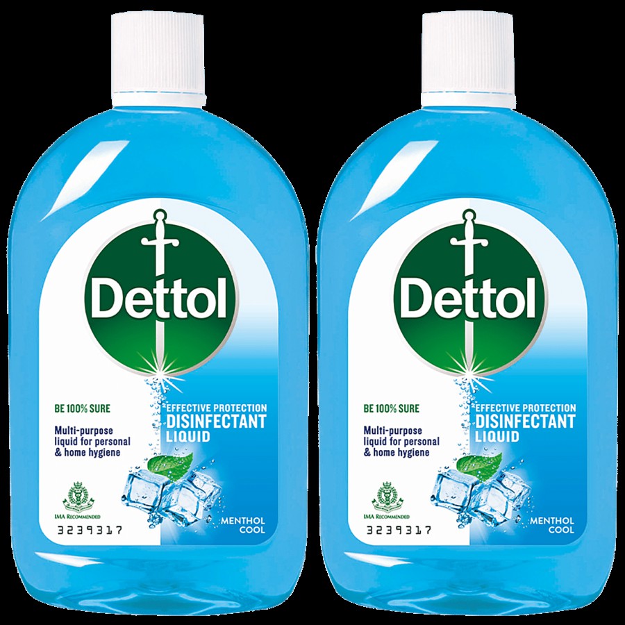 Dettol Liquid Disinfectant for Multi-Purpose Germ Protection - Menthol Cool