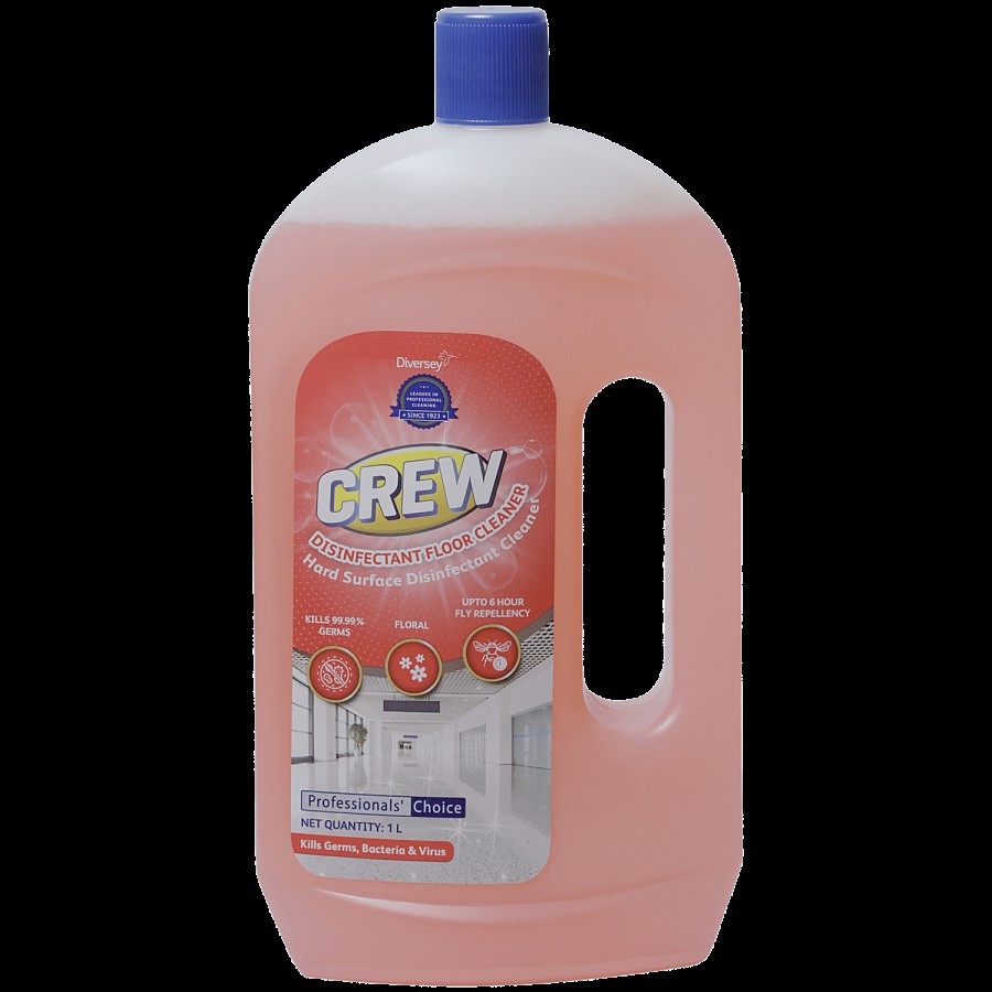 Diversey Crew Disinfectant Floral Floor Cleaner