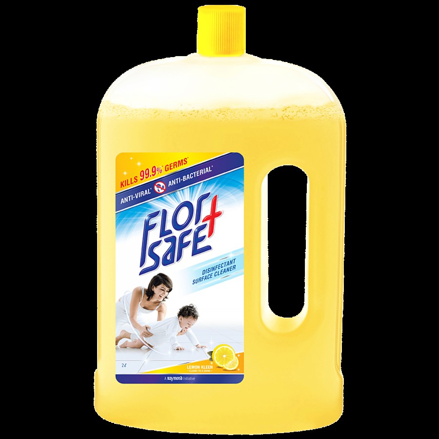 Florsafe + Disinfectant Surface Cleaner - Lemon Kleen