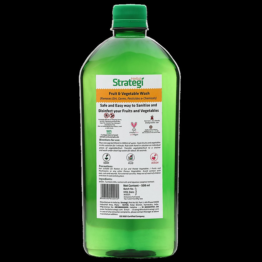 Herbal Strategi Fruit & Vegetable Wash - 100% Herbal