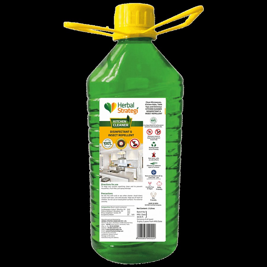 Herbal Strategi Kitchen Cleaner - Disinfectant & Insect Repellent