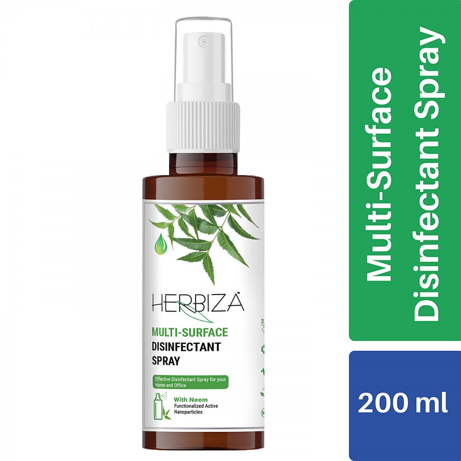 Herbiza Multi- Surface Disinfectant Spray - Rich In Antibacterial & Antimicrobial Properties