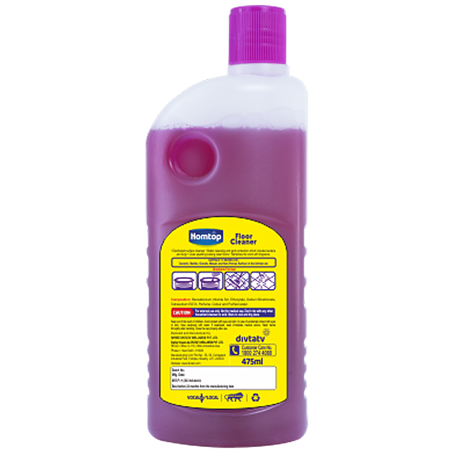 Homtop Disinfectant Floor Cleaner - Kills 99.9% Germs