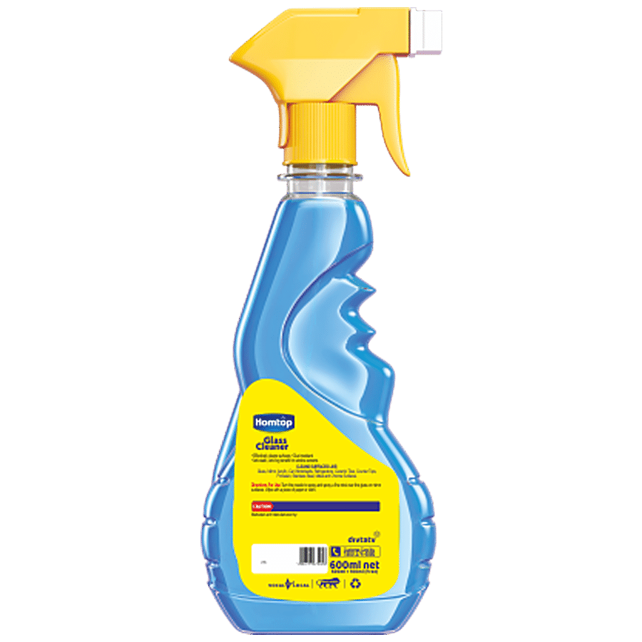 Homtop Glass Cleaner - Kills 99.9% Germs