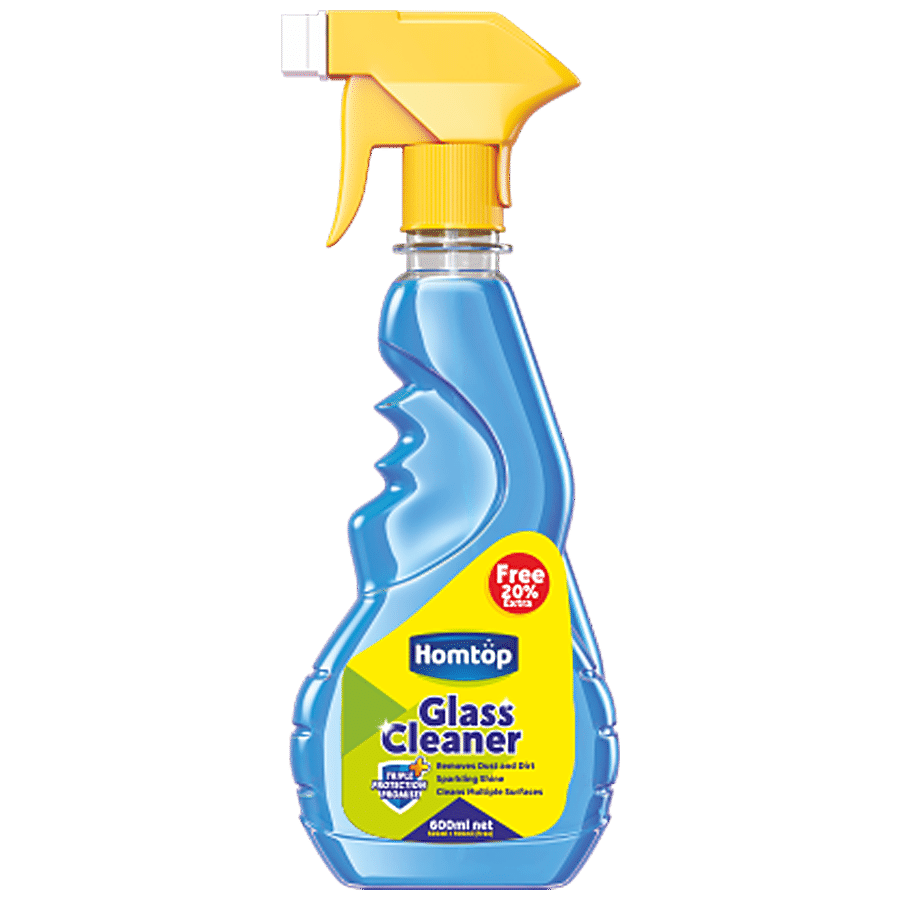 Homtop Glass Cleaner - Kills 99.9% Germs