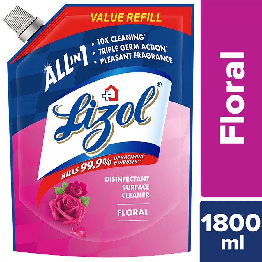 Lizol All In One Disinfectant Surface Cleaner Liquid - Floral