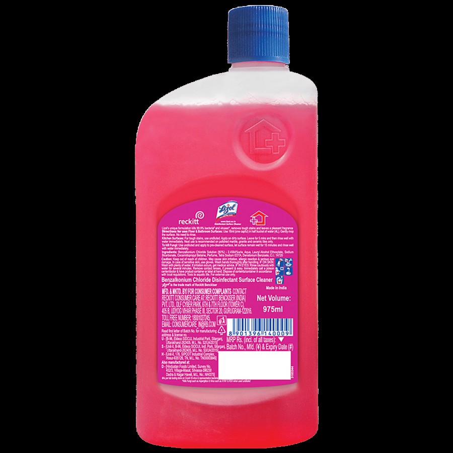 Lizol Disinfectant Surface & Floor Cleaner Liquid - Floral