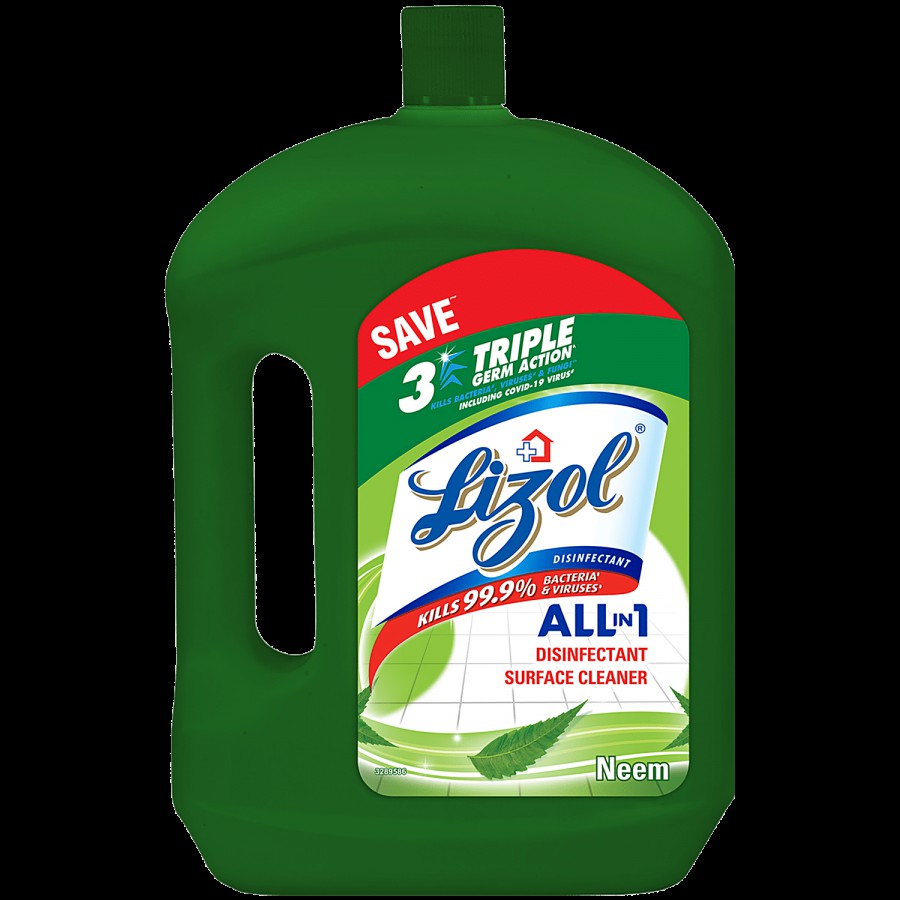 Lizol Disinfectant Surface & Floor Cleaner Liquid - Neem