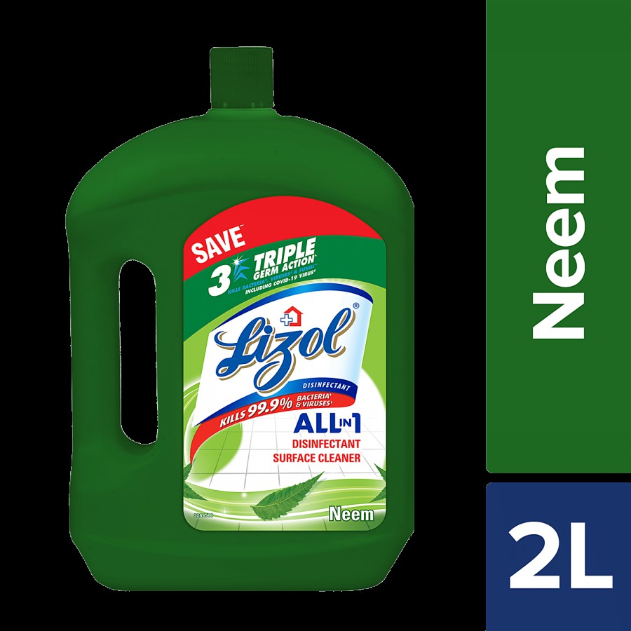 Lizol Disinfectant Surface & Floor Cleaner Liquid - Neem