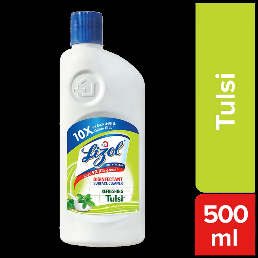 Lizol Surface & Floor Disinfectant Cleaner - Refreshing Tulsi