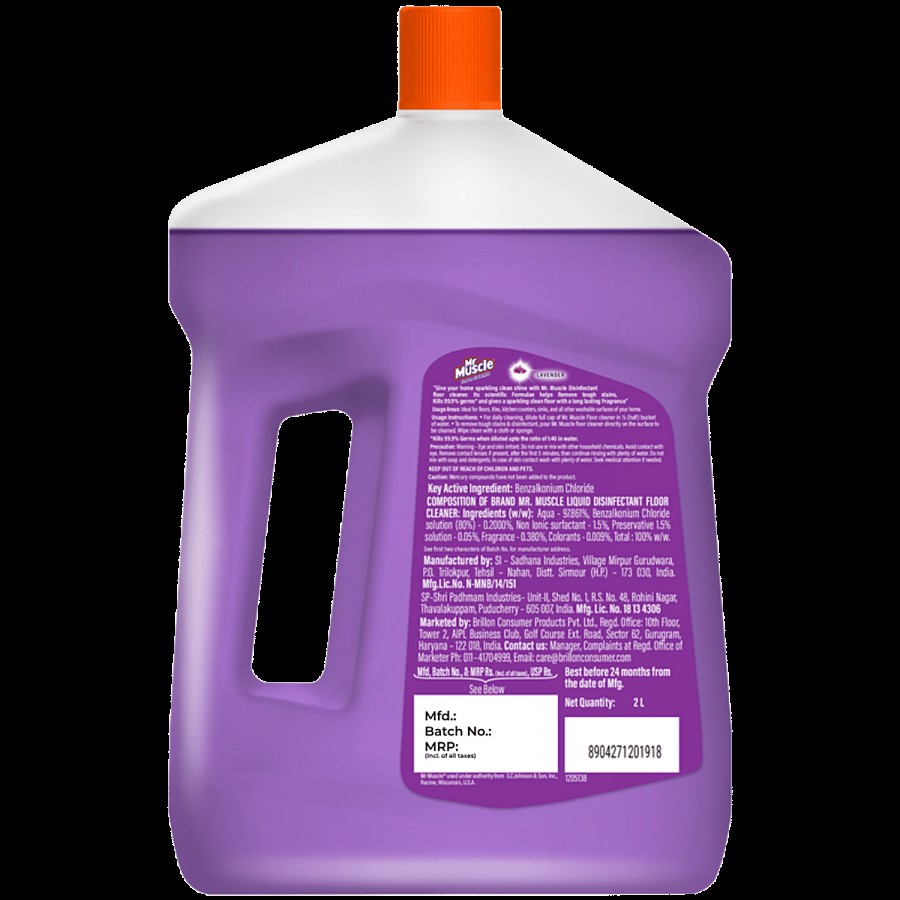 Mr. Muscle Floor Cleaner Liquid - Lavender Fragrance