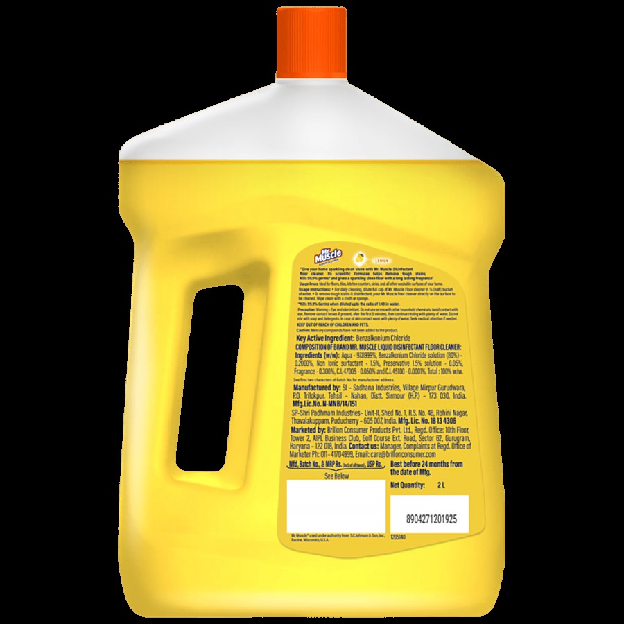 Mr. Muscle Floor Cleaner Liquid - Lemon Fragrance