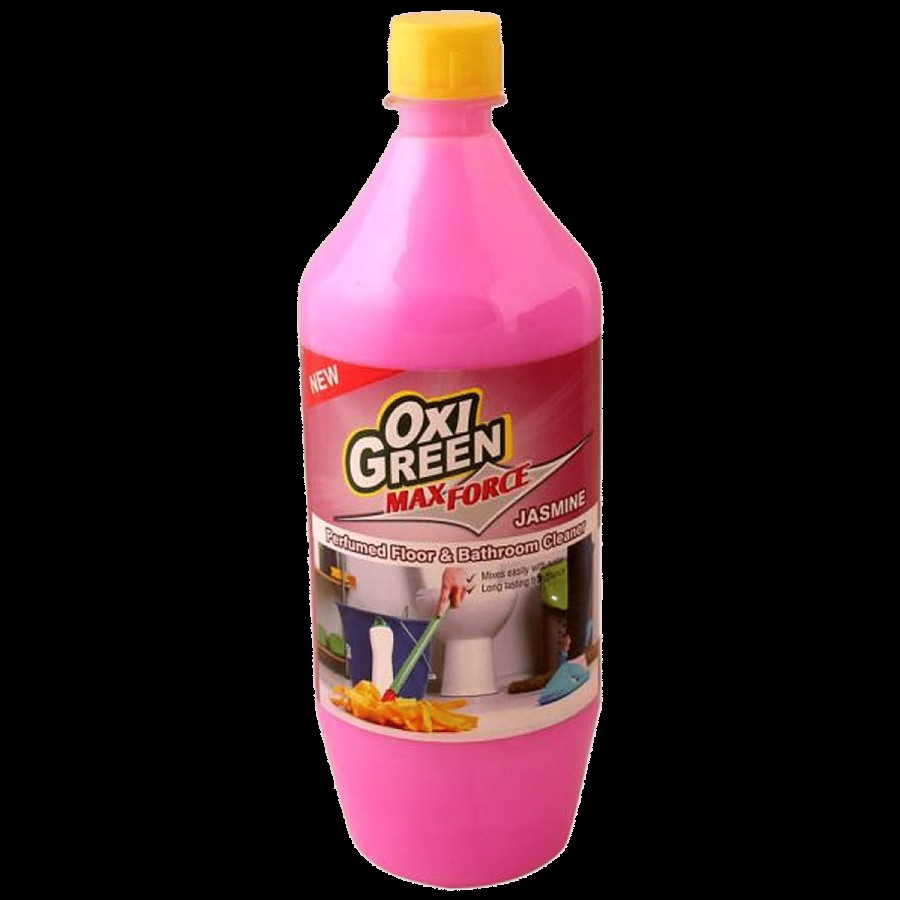 Oxi Green Max Force Phenyl Perfumed Floor & Bathroom Cleaner - Jasmine Fragrance