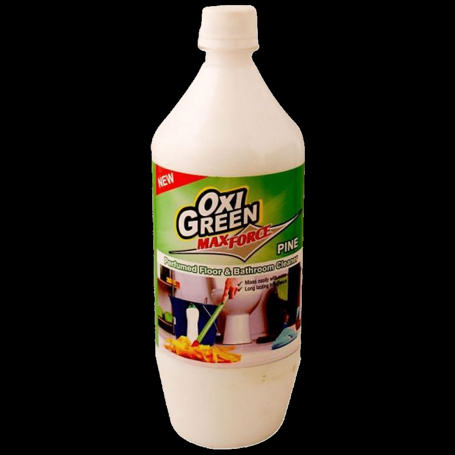 Oxi Green Max Force Phenyl Perfumed Floor & Bathroom Cleaner - Pine Fragrance