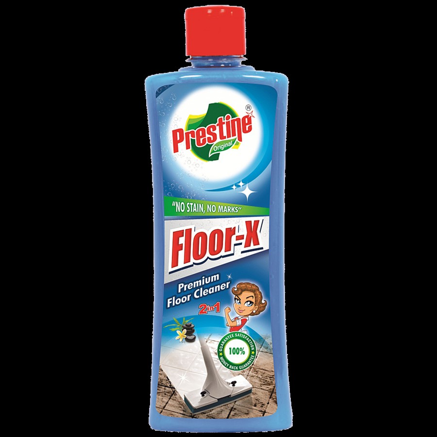 Prestine Floor-X Premium Floor Cleaner - Removes Dirt