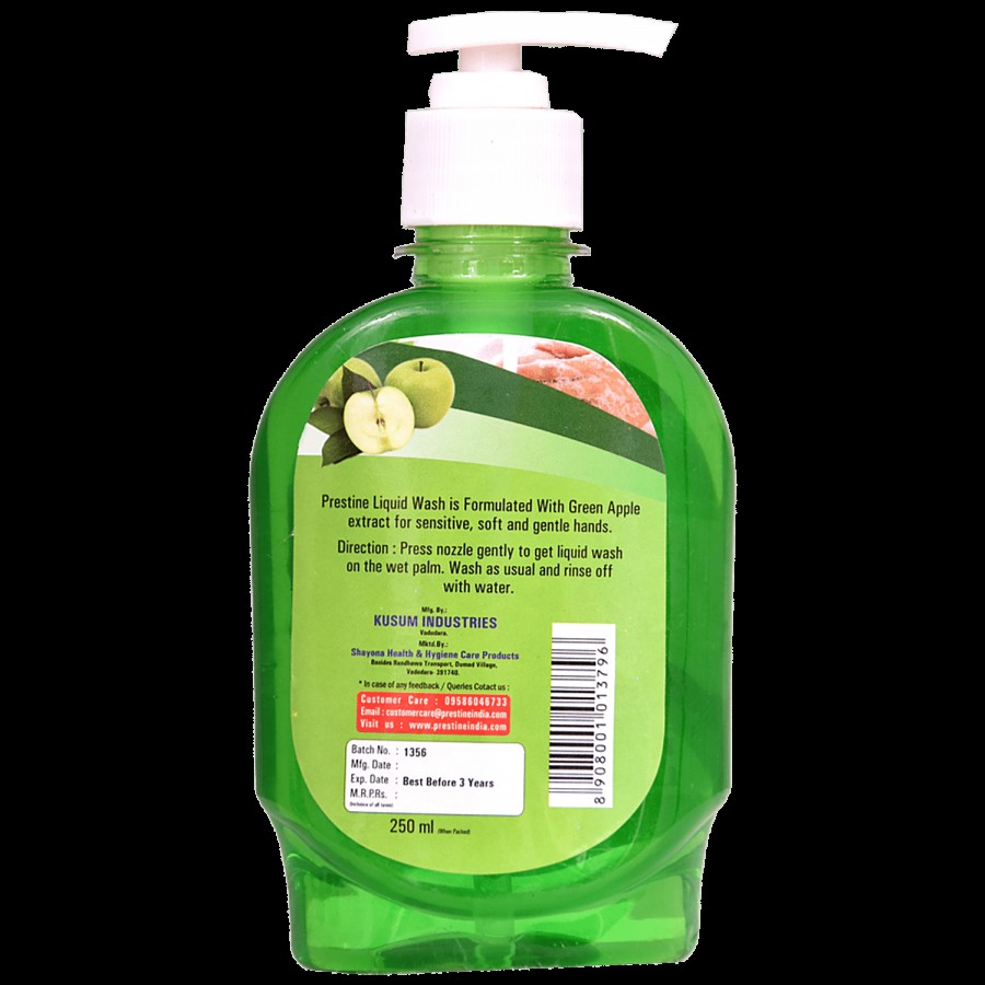 Prestine Liquid Hand Wash - Removes Germs