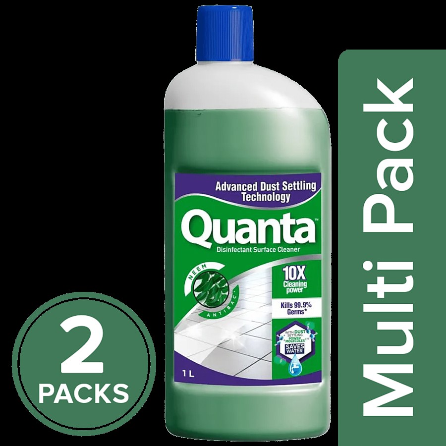 QUANTA Disinfectant Surface Cleaner - Advanced Dust Settling Technology