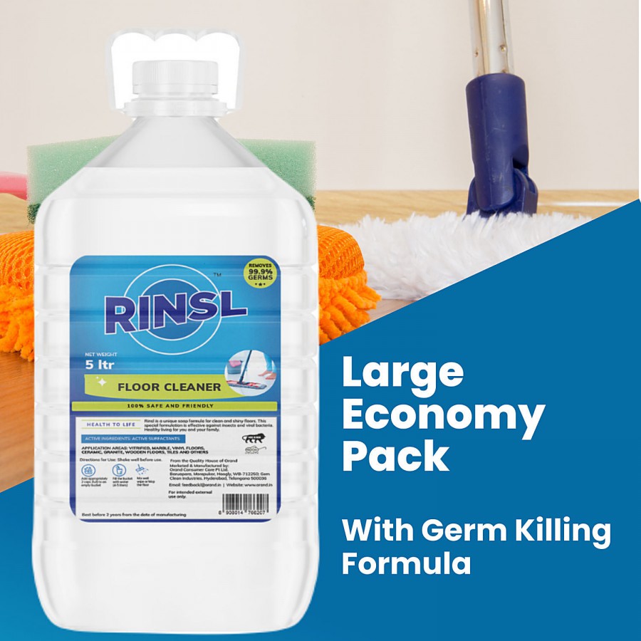 Rinsl Floor Cleaner - Kills Germs