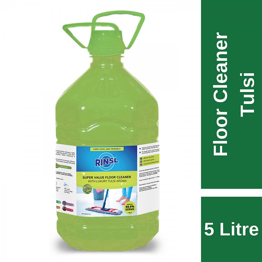 Rinsl Super Value Floor Cleaner - Luxury Tulsi Aroma