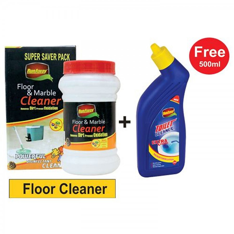 Runaway Floor & Marble Cleaner + Toilet Cleaner