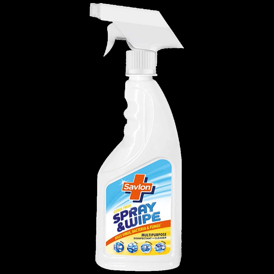 Savlon Spray & Wipe Multipurpose Disinfectant + Cleaner - Citrus Fresh