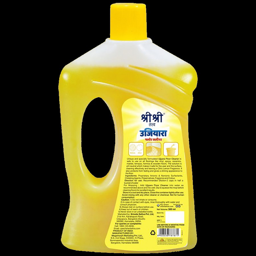 Sri Sri Tattva Floor Cleaner - Citric Lemon