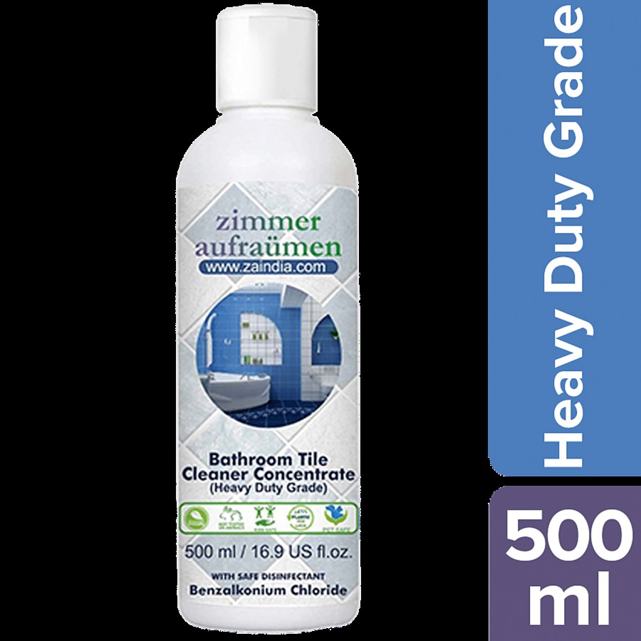 Zimmer Aufraumen Bathrrom Tile Cleaner Concentrate - Heavy Duty Grade