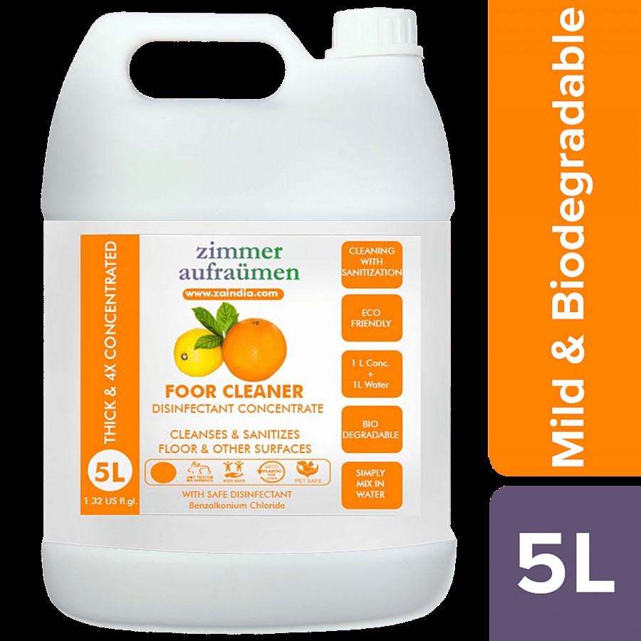 Zimmer Aufraumen Floor Cleaner - Disinfectant Concentrate