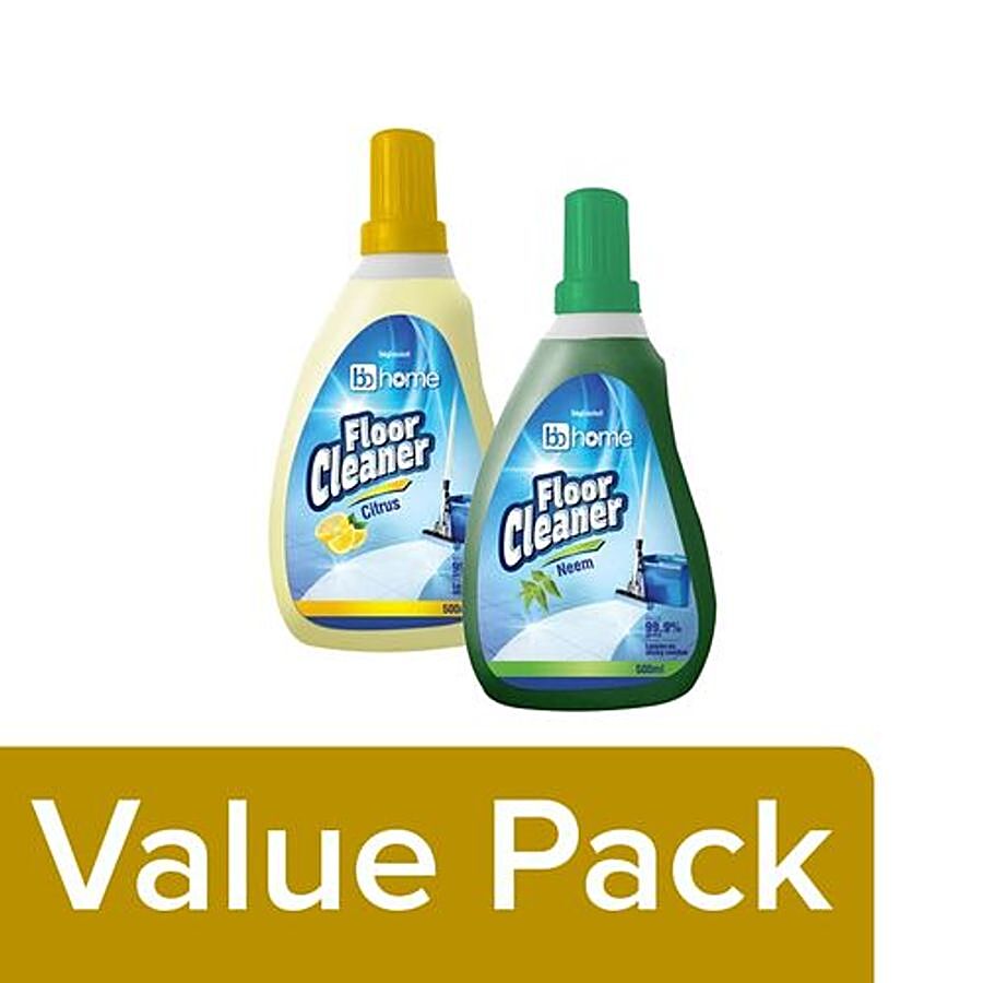 bb Combo bb Home Floor Cleaner - Neem 500 ml + bb Home Floor Cleaner - Citrus 500 ml