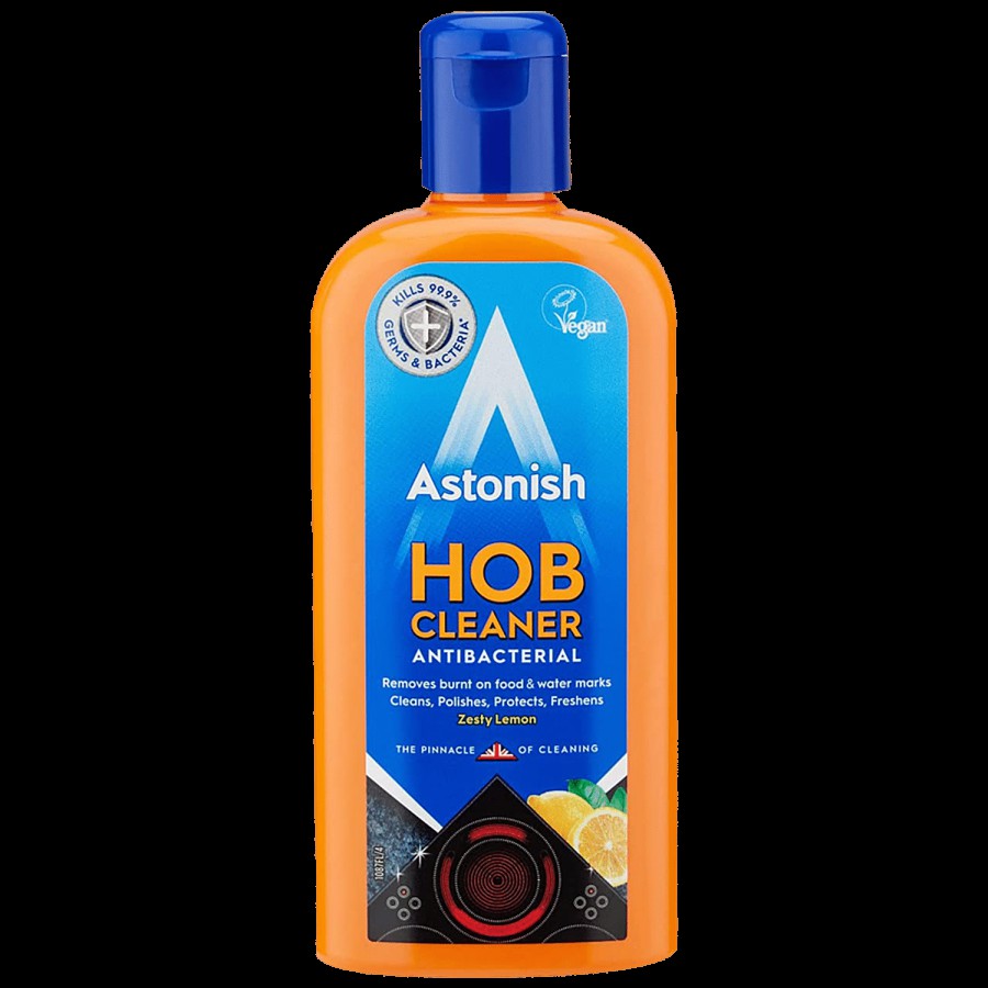 Astonish Astonish Powerful Sparkling Hob Creamer Cleaner Antibacterial with Protective Coating Finish