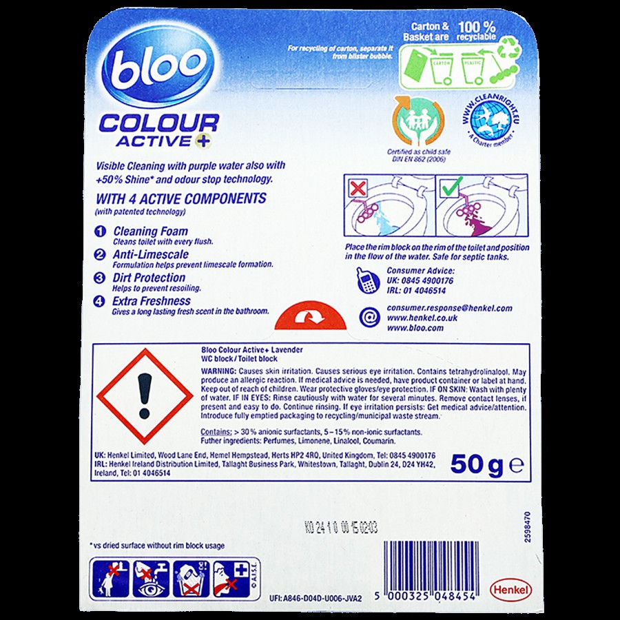 Bloo Solid Rim Colour Active Purple Water - Lavender