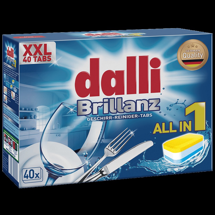 Dalli Dishwasher Tablets - Brillanz All In One Automatic