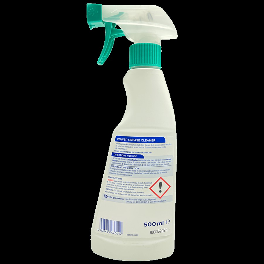 Dr. Beckmann Power Grease Cleaner - Highly Effective At Removing Grease