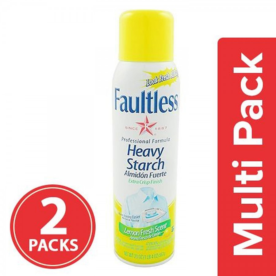 Faultless Heavy Starch - Lemon Fresh Scent