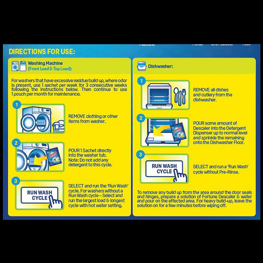 Fortune Multi Appliance Descaler - Cleans