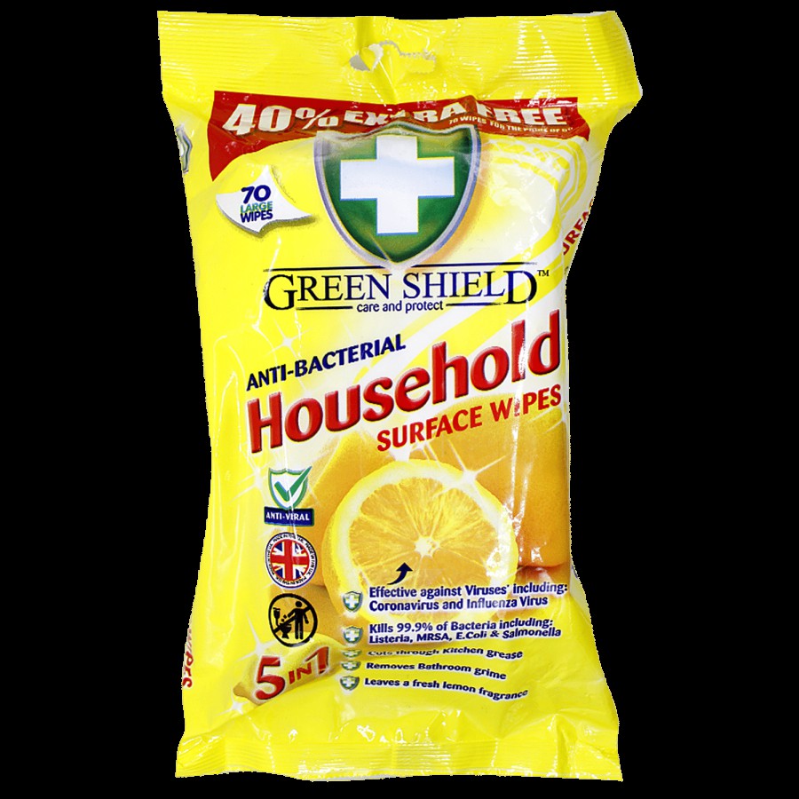 Green Shield Anti Bacterial Household Surface - 40%Extra free