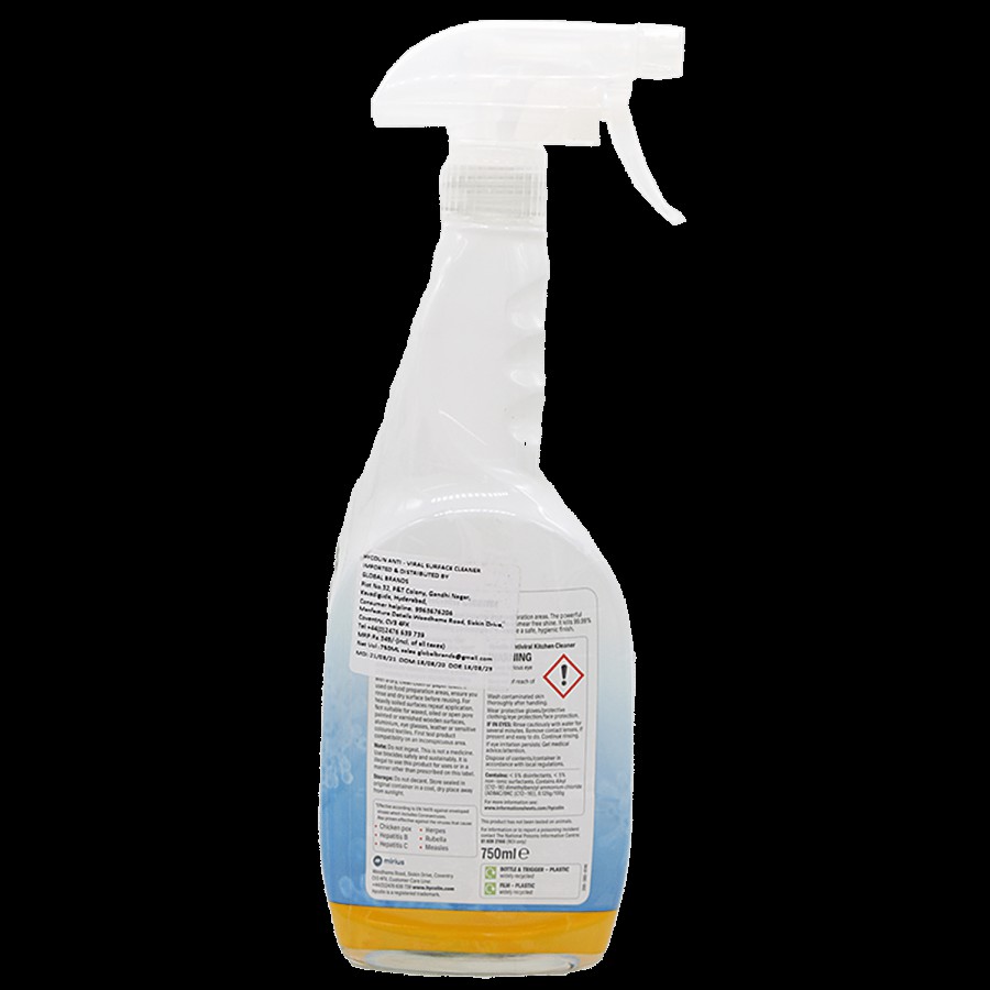 Hycolin Antiviral Kitchen Cleaner - Fragrance & Colour Free