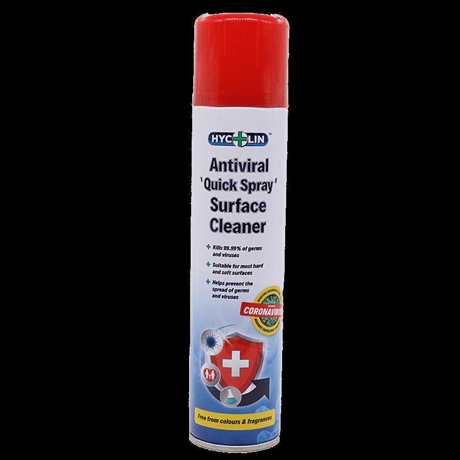 Hycolin Antiviral Quick Spray Surface Cleaner - Fragrance & Colour Free