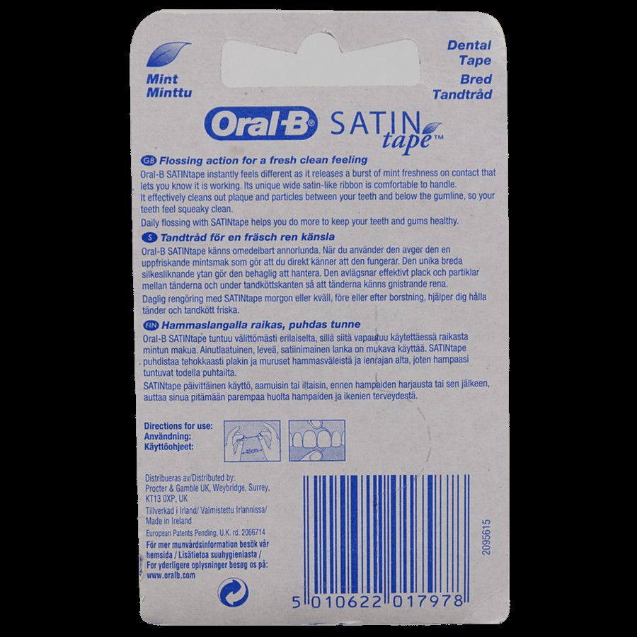 Oral-B Satin Floss - Mint