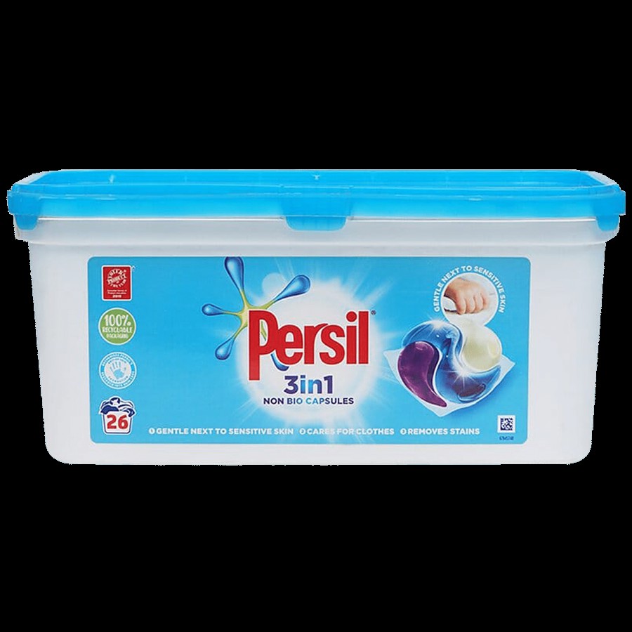 Persil 3-In-1 Non Bio Laundry Capsule - Protects Fabric