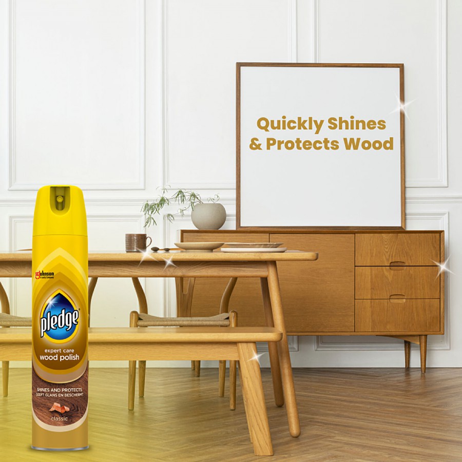 Pledge Expert Care Wood Polish Spray - Classic