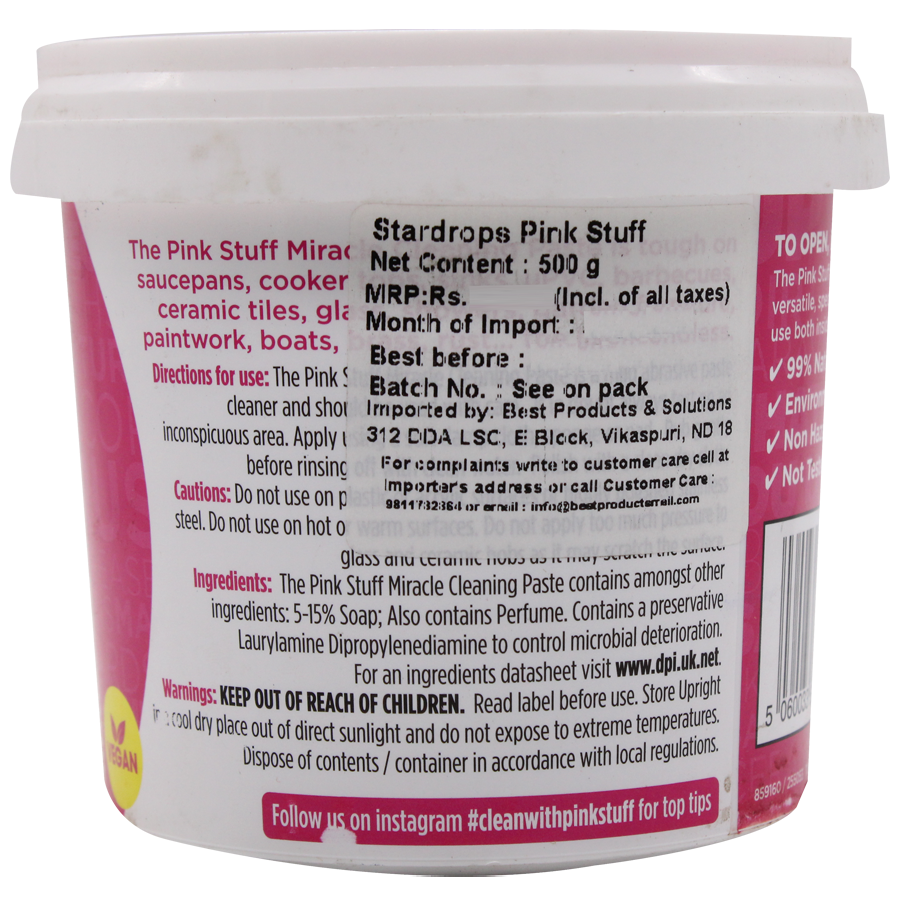 Stardrops The Pink Stuff Miracle Cleaning Paste - Tough On Stains