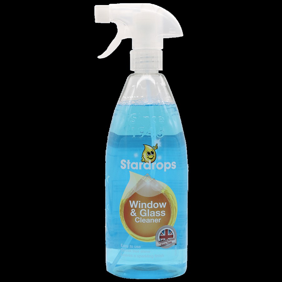 Stardrops Window & Glass Cleaner - Provides Shiny Finish