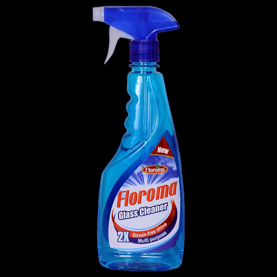 Floroma Glass Cleaner Multi-Purpose - 2X Streak Free Shine