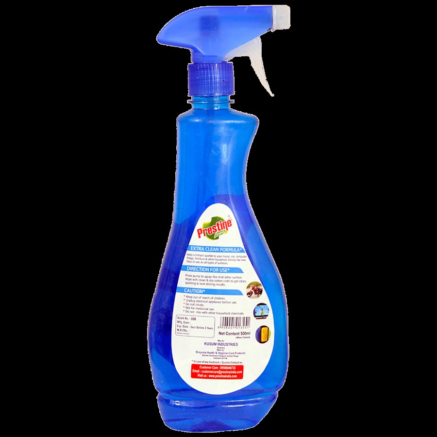 Prestine Glass Cleaner - Ultra Shine