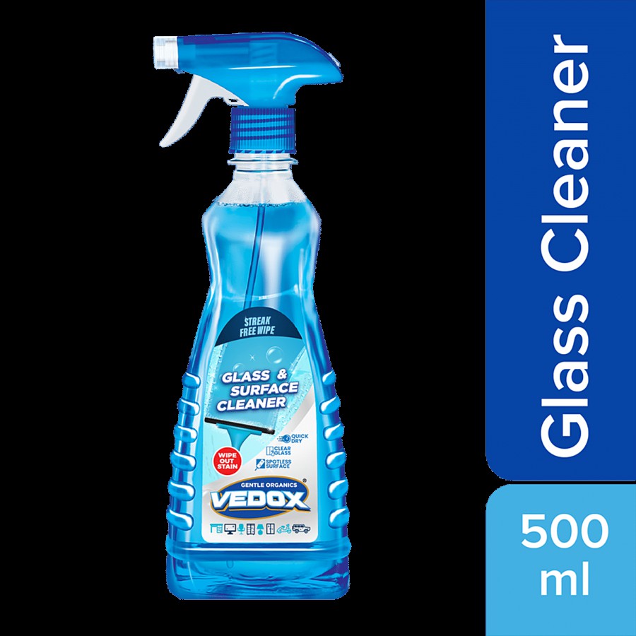 Vedox Glass & Surface Cleaner - Wipes Out Stains