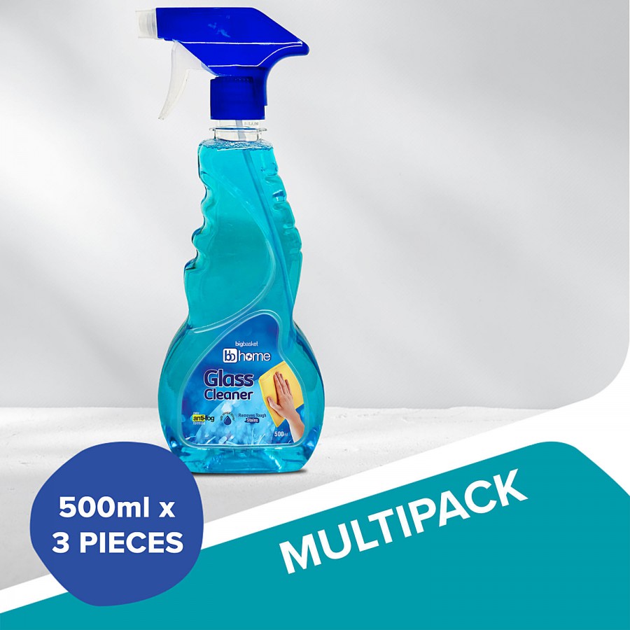 bb home BB Home Glass Cleaner 500 ML x 3 (Multipack)