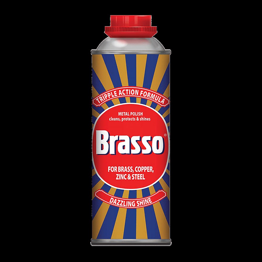 Brasso Metal Polish Liquid - Cleans